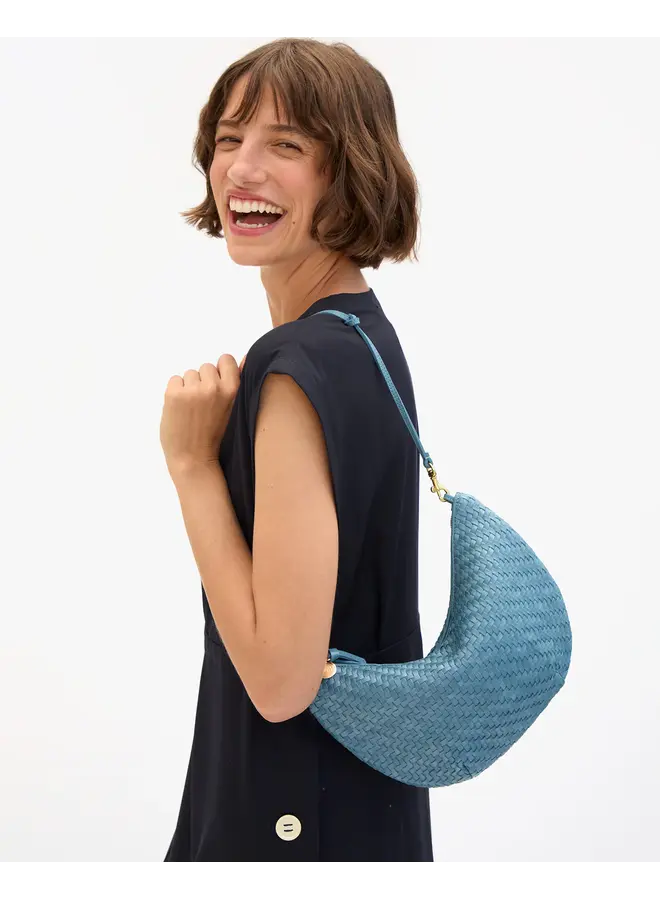 Lune - Woven Zig Zag - Dessert Blue