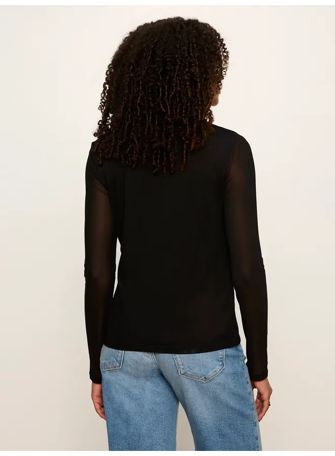 Mesh Long Sleeve Cardi-