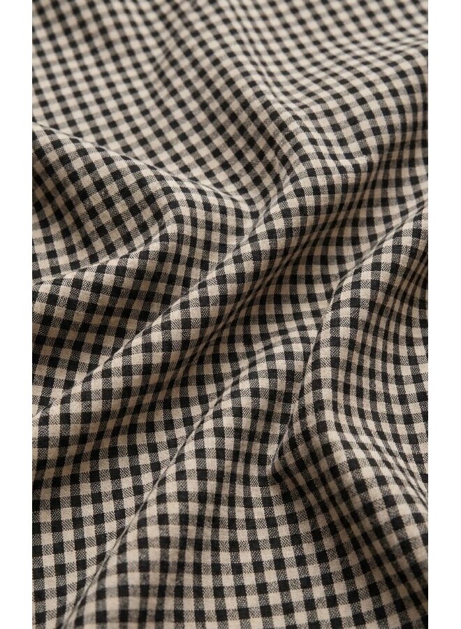 Merit Gingham Top - Black