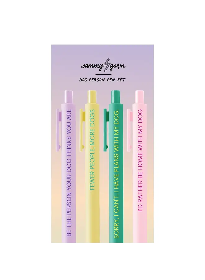 Dog Person Pen Set