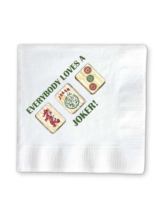 Mahjong Cocktail Napkin