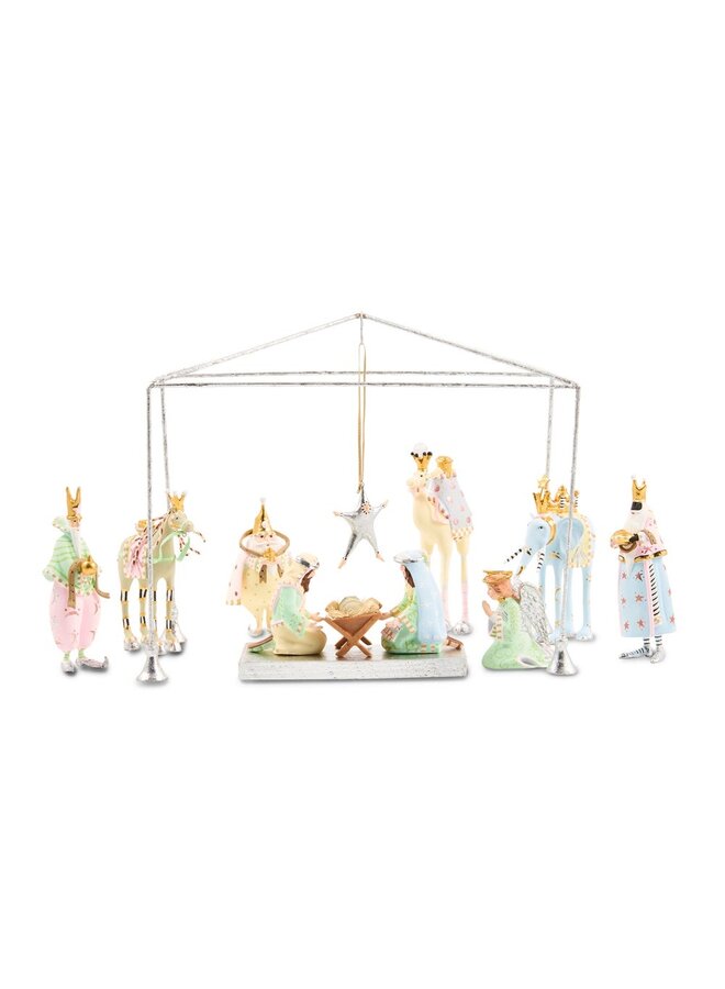 Patience Brewster Silver Nativity Mini Figures Set