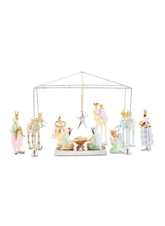 Patience Brewster Silver Nativity Mini Figures Set