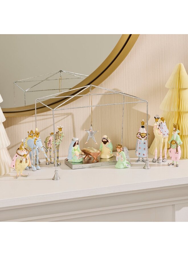 Patience Brewster Silver Nativity Mini Figures Set