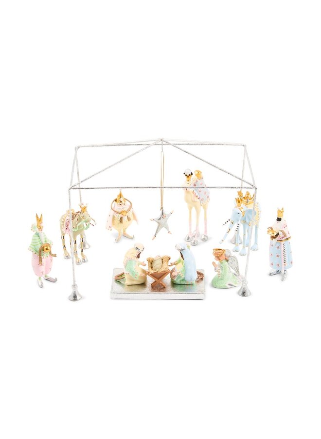 Patience Brewster Silver Nativity Mini Figures Set