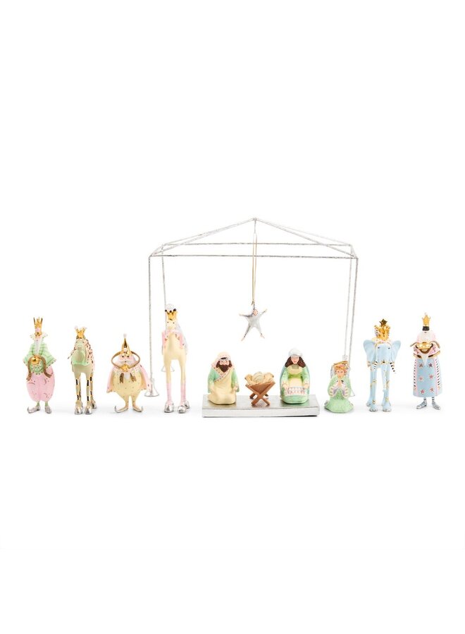 Patience Brewster Silver Nativity Mini Figures Set