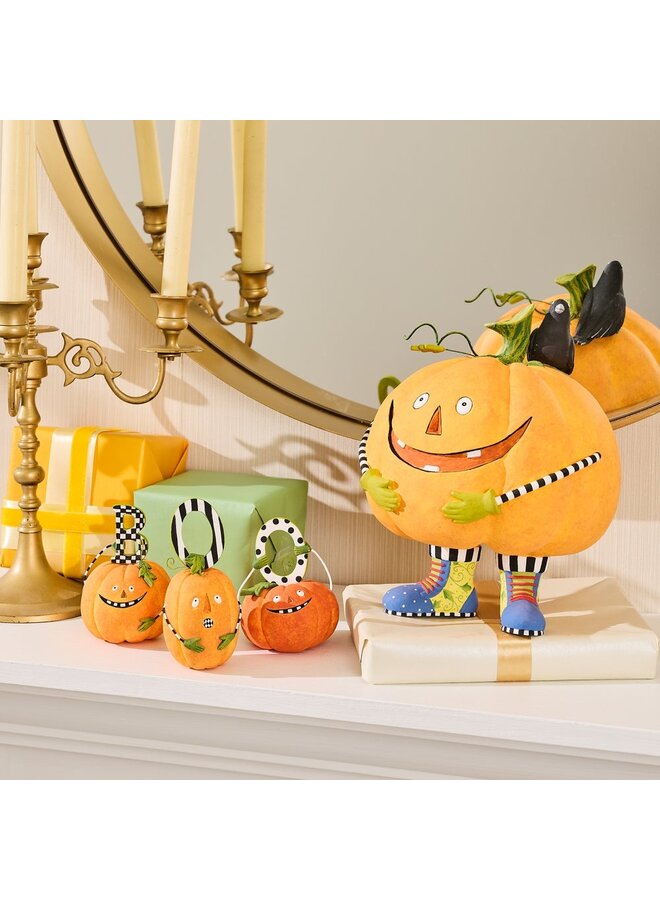 Patience Brewster BOO Pumpkin Letter Set