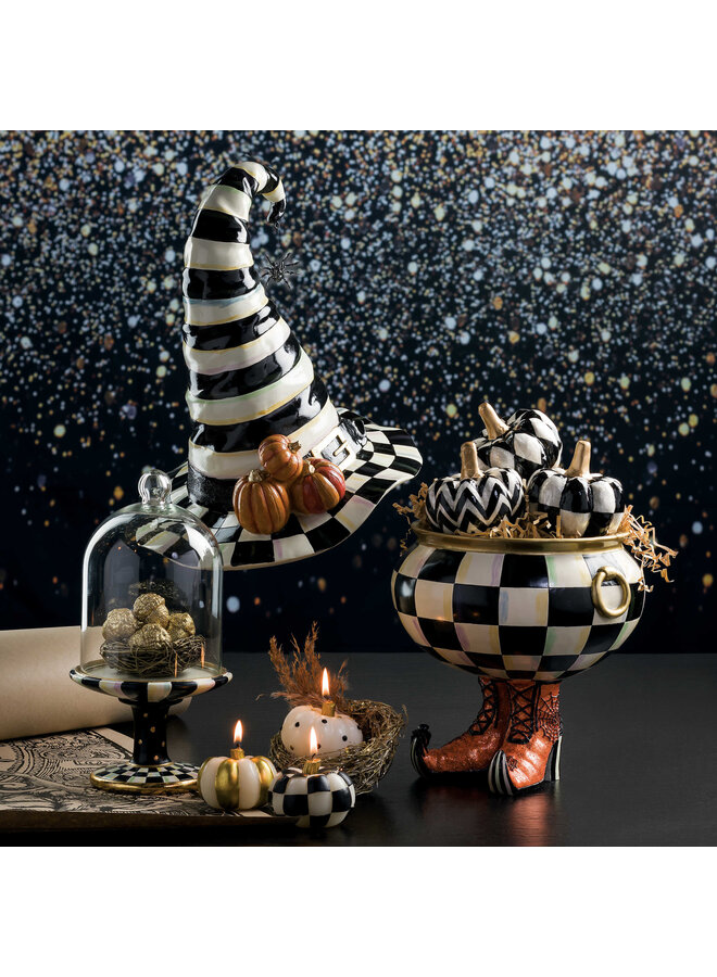 Courtly Stripe Witch's Hat