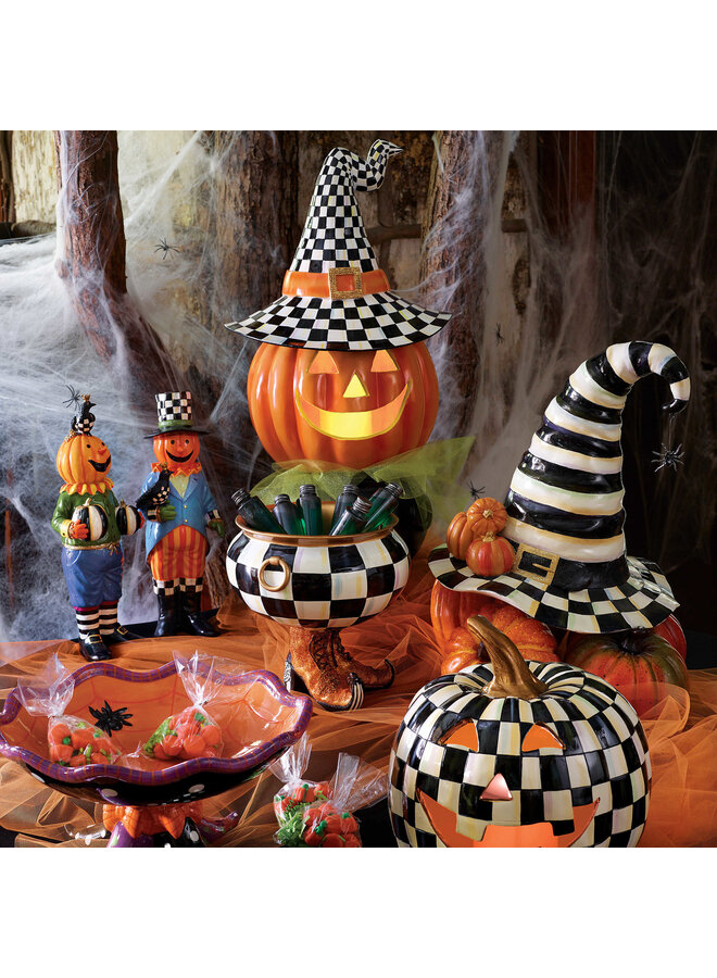 Courtly Stripe Witch's Hat