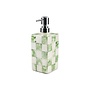 Sage Check Capiz Soap Pump