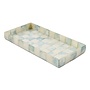 Sky Check Capiz Vanity Tray