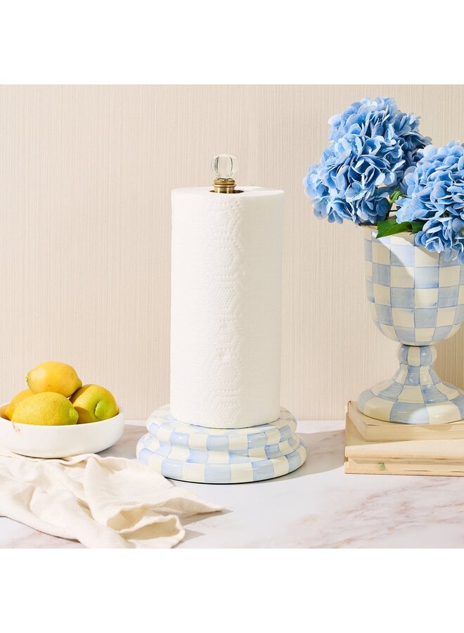 Sky Check Paper Towel Holder