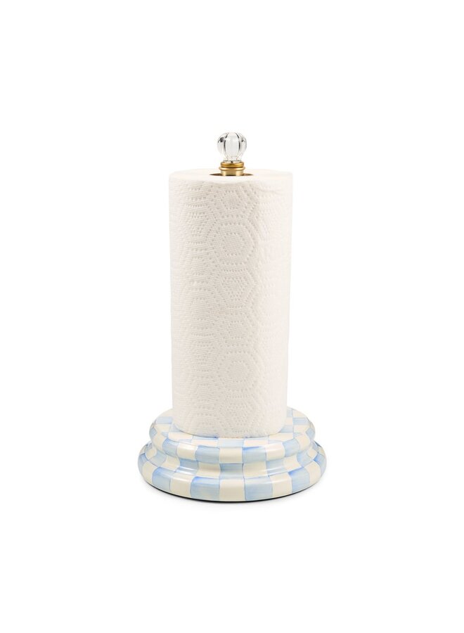 Sky Check Paper Towel Holder
