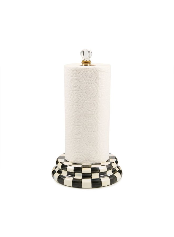 Courtly Check Paper Towel Holder