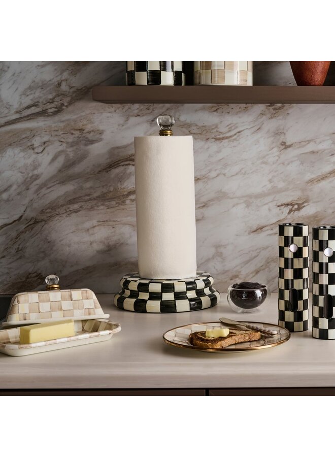 Courtly Check Paper Towel Holder