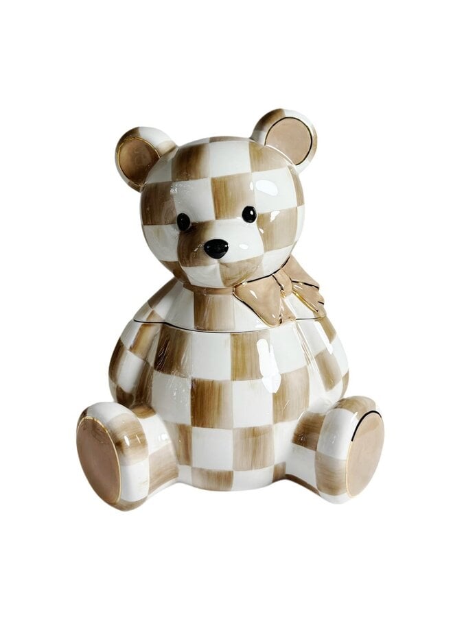 Mocha Bear Cookie Jar