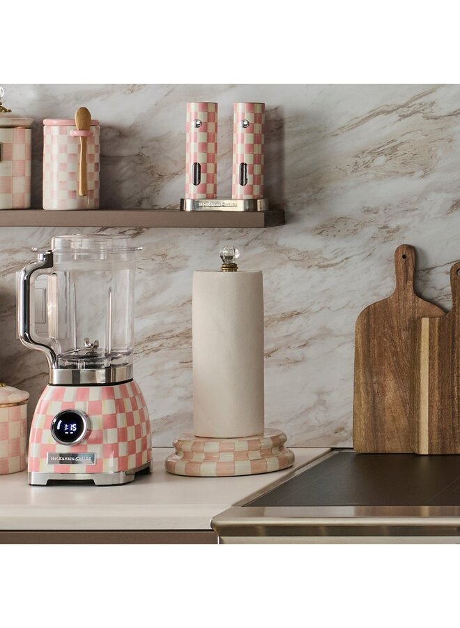 Rosy Check Paper Towel Holder