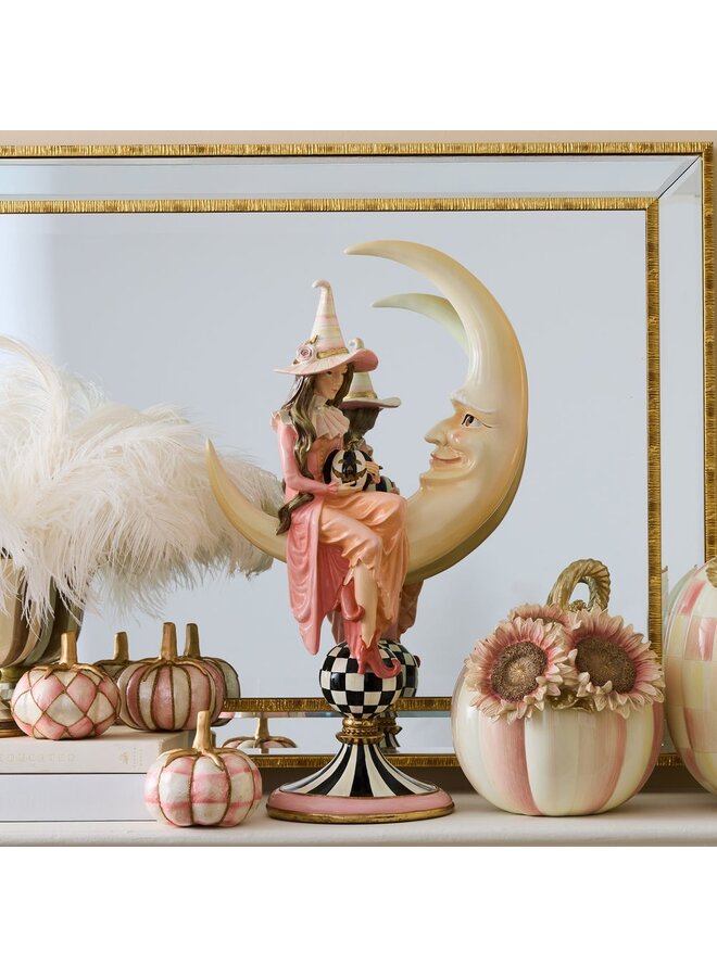 Hocus Pocus Witch on Moon Figurine
