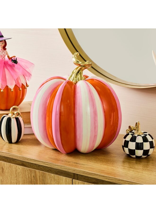 Glam 'o' ween Fairytale Stripe Pumpkin