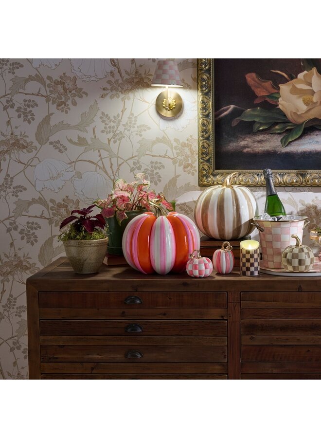Glam 'o' ween Fairytale Stripe Pumpkin