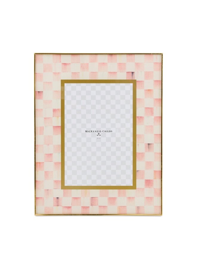 Rosy Check 4" x 6" Glass Frame