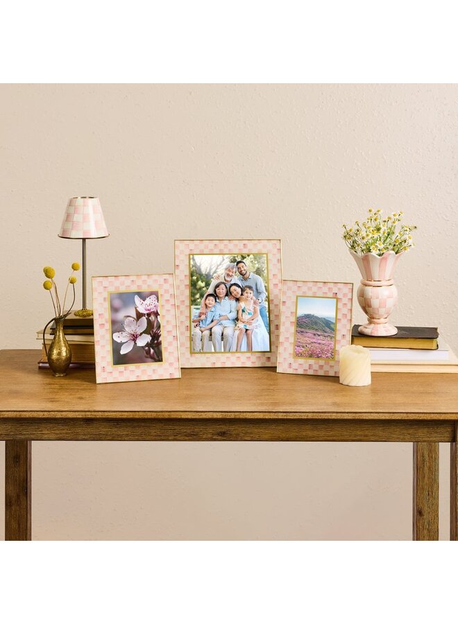 Rosy Check 4" x 6" Glass Frame
