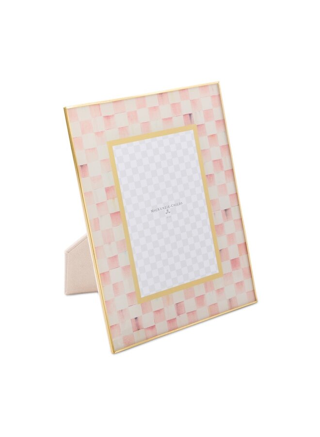 Rosy Check 4" x 6" Glass Frame