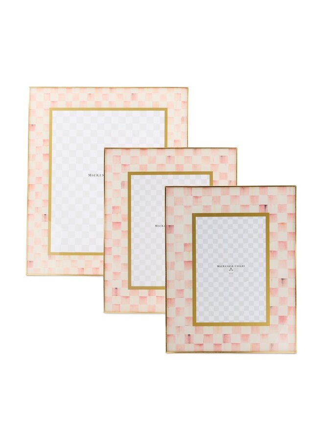 Rosy Check 4" x 6" Glass Frame