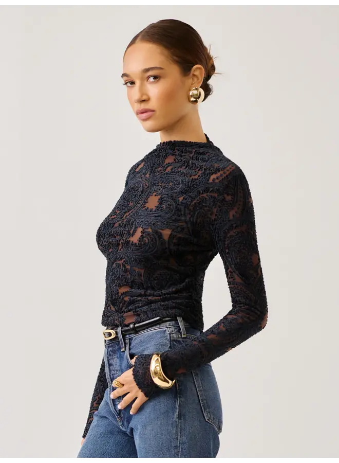 Khami Shirred Top-