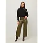 Faux Leather Cropped Pants-
