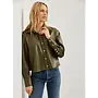 Victoria Faux Leather Top-