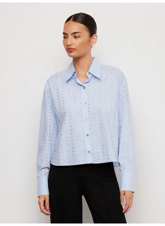 Lisa Embellished Button Up Top-