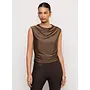 Paige Sleeveless Shirred Top-