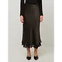 Mia Lace Trim Bias Midi Skirt-