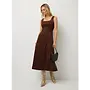 Madalyn Faux Suede Midi Dress-