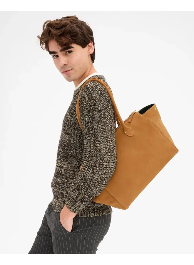 Beatrice Caramel Suede