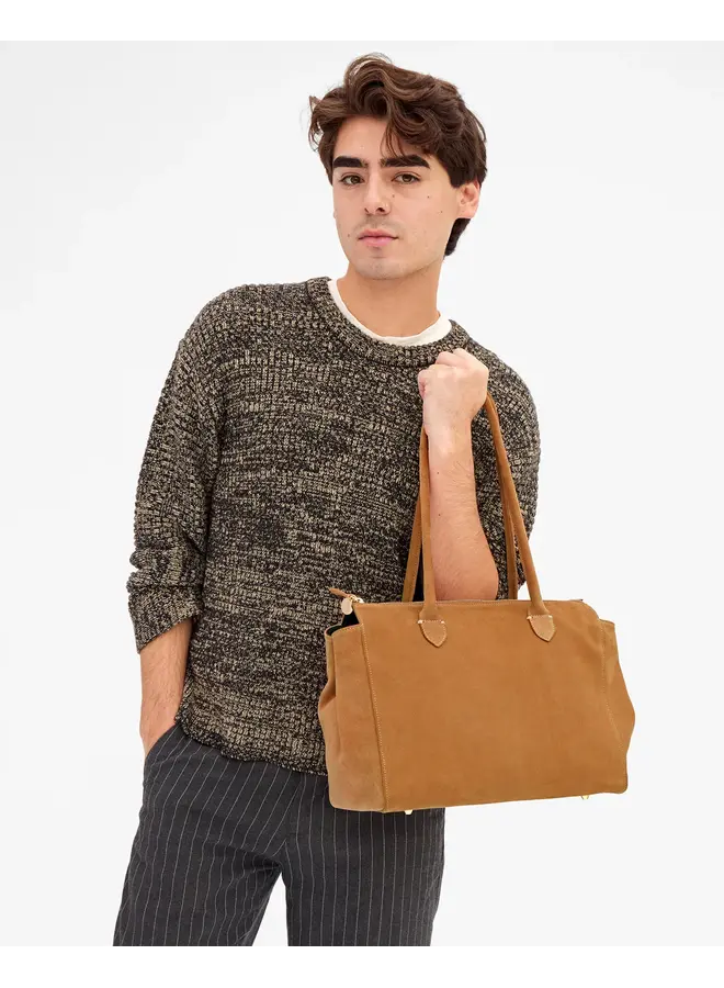 Beatrice Caramel Suede