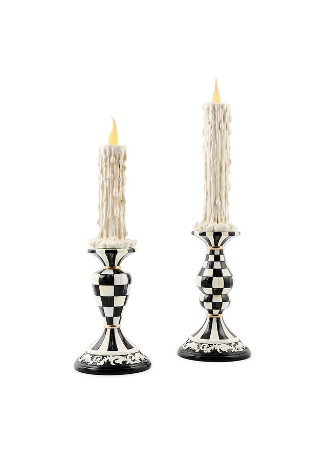 Haunted House Spooky Illuminated Candles, Set of 2