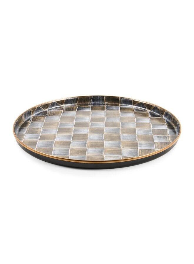 Sophisticheck Round Tray