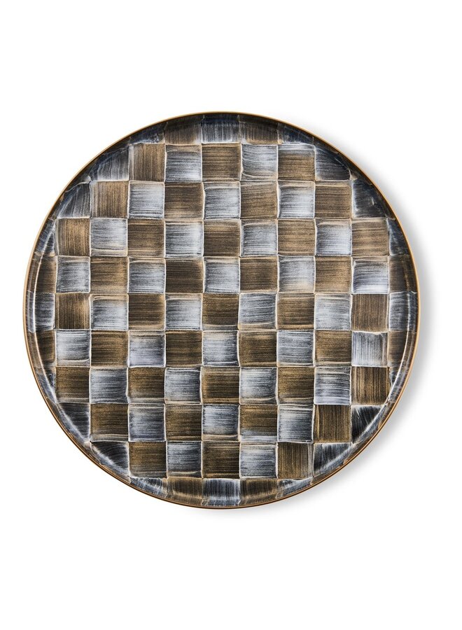 Sophisticheck Round Tray