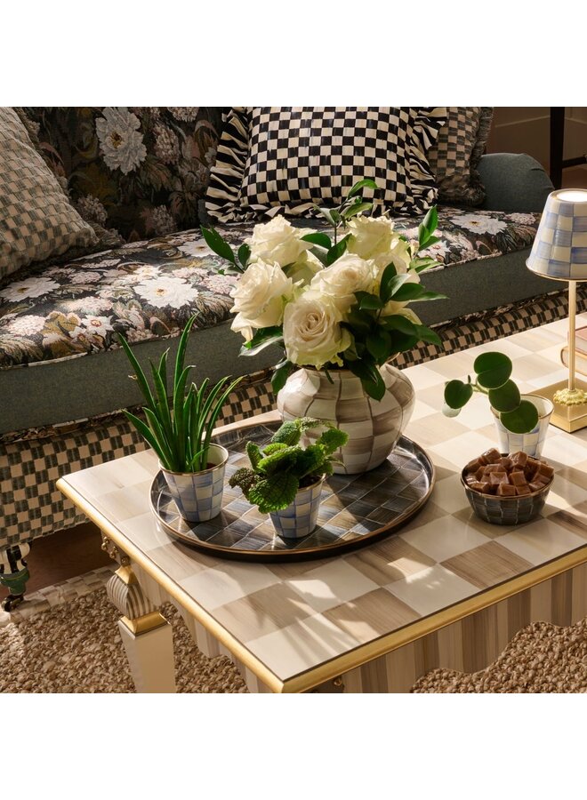 Sophisticheck Round Tray