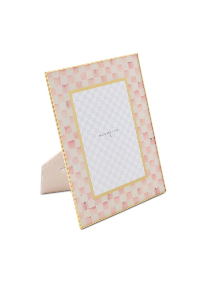 Rosy Check 5" x 7" Glass Frame