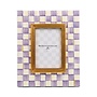 Violet Check 4" x 6" Frame