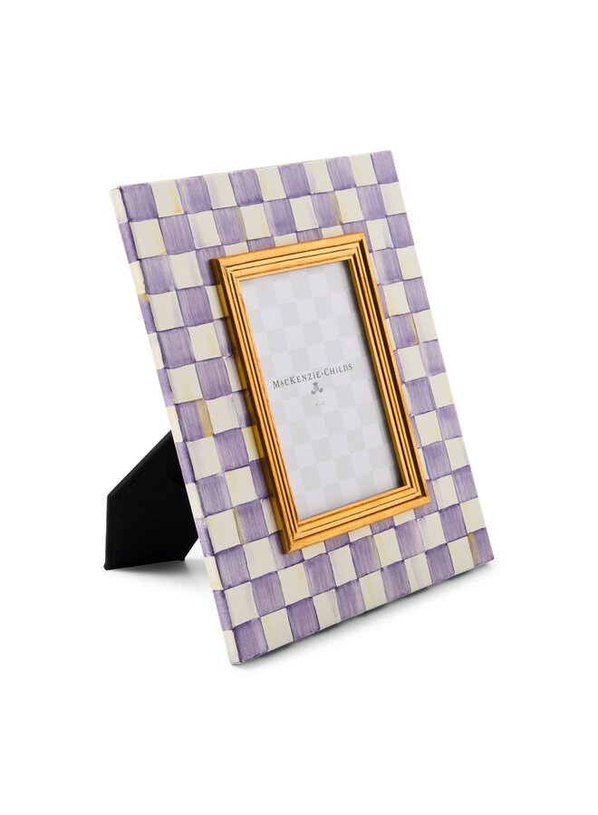 Violet Check 4" x 6" Frame