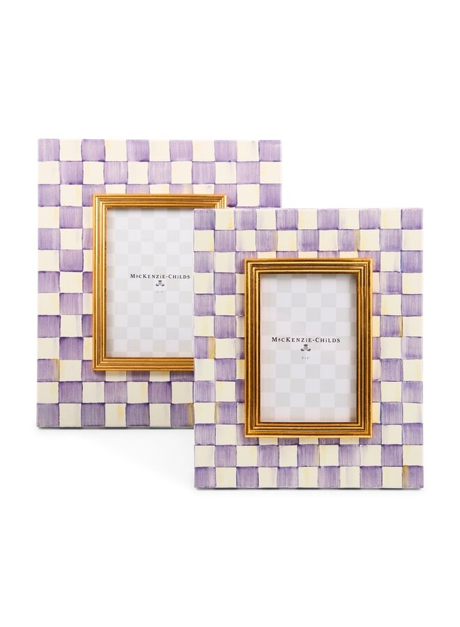 Violet Check 4" x 6" Frame