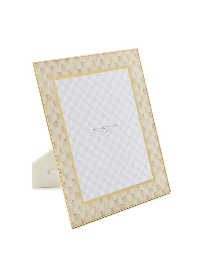Mocha Check 8" x 10" Glass Frame