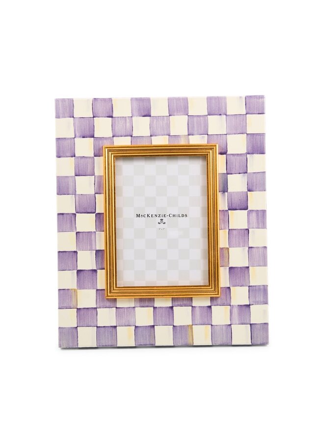 Violet Check 5" x 7" Frame