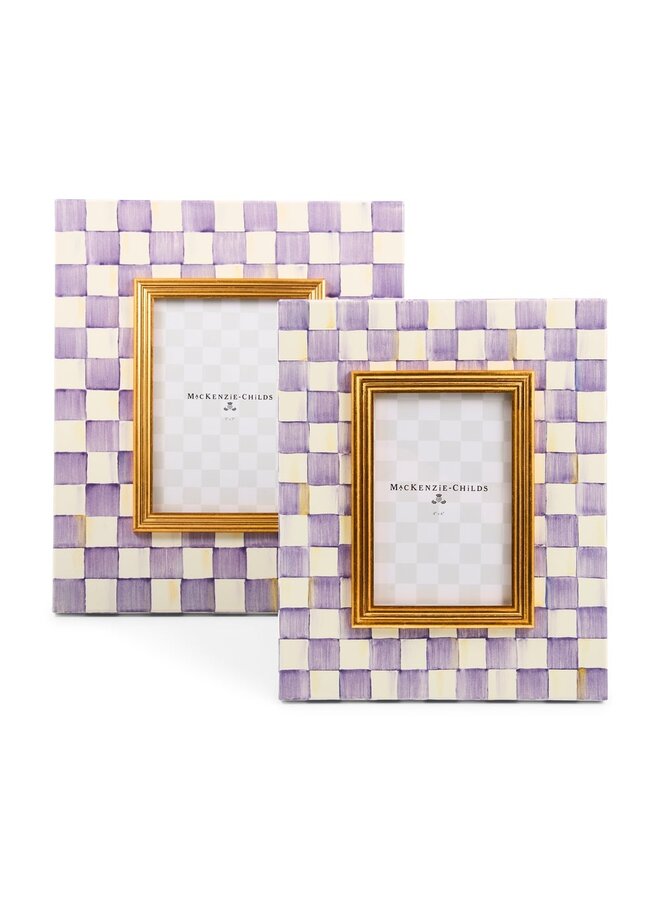 Violet Check 5" x 7" Frame