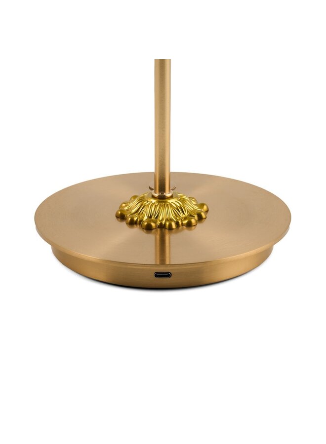 Sophisticheck LED Rechargeable Dome Table Lamp