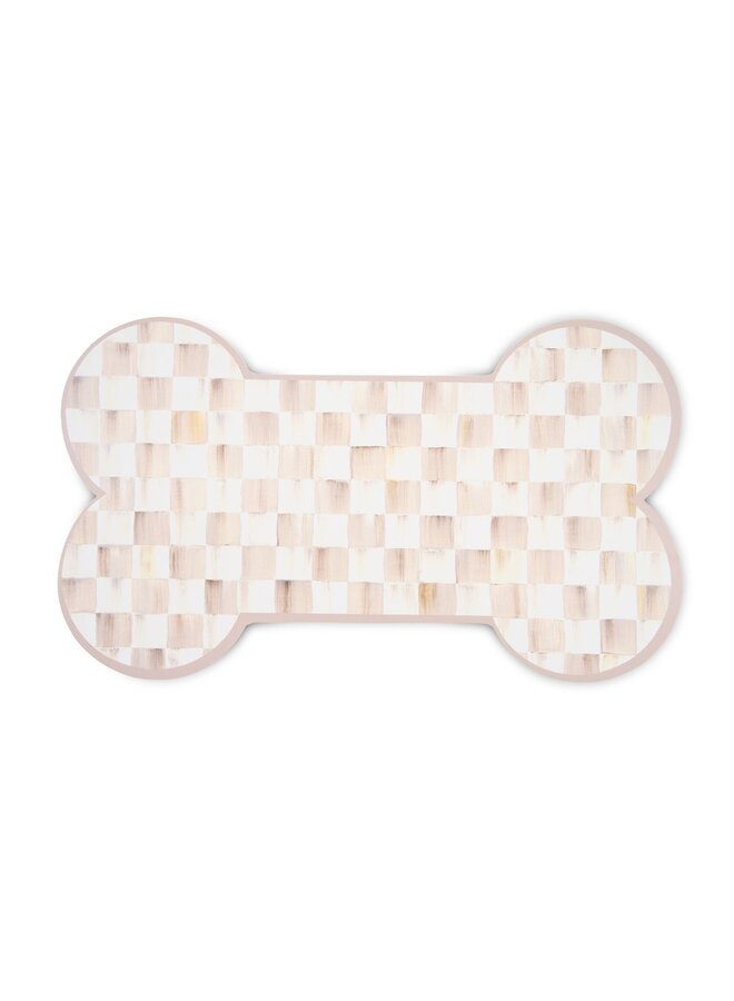 Mocha Check Pup Placemat
